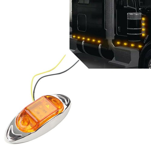 LED Car Indicator Side Marker Lamp Brake Warning Light For Bus Truck Trailer etc - Picture 14 of 17