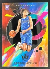 Dereck Lively II 2023-24 Panini Court Kings Acetate Rookie RC #19 Mavericks