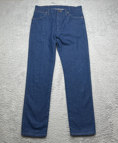 Wrangler Jeans Herren 34x34 blau 13MWZ Cowboy Schnitt Denim Hose Western Rodeo Arbeit