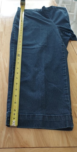 Alfred Dunner Damen Größe 10 Pull-On Stretch Denim Caprihose mit Taschen - Bild 16 von 18