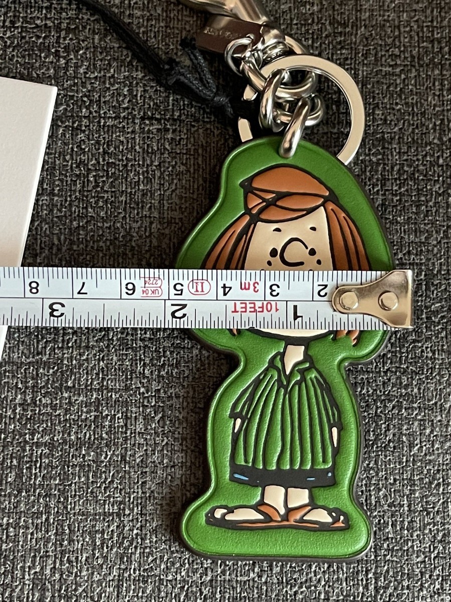 NWT Coach x Peanuts 75th Peppermint Patty Leather Green Bag