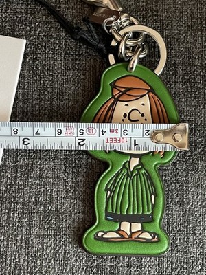 NWT Coach x Peanuts 75th Peppermint Patty Leather Green Bag