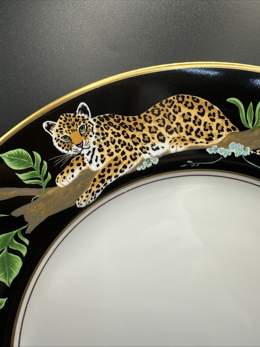 LYNN CHASE “JAGUAR JUNGLE” SERVING/SERVICE CHARGER PLATE, 12
