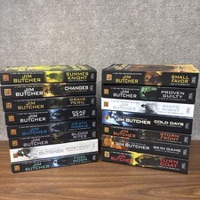 Dresden Files 15 Book Lot Near Complete Serie...