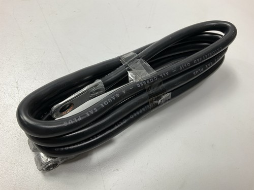 Exide BA-4-56CPE Universal Top Post Battery Cable, 4 Gauge, Black, 56" Long - Picture 2 of 3