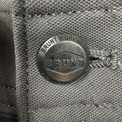 Brunt The Martin Work Pants Men’s 34x36 Gray Double Front Straight Fit NWT - Picture 6 of 13