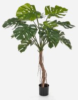 Artplants Kunstpflanze Philodendron Monstera Deliciosa Idalina, 130Cm