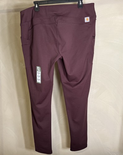Carhartt Womens Force Fitted Lightweight Utility Workout Gym Leggings|XL (16-18) - Picture 17 of 21