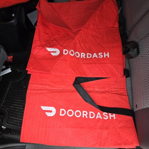 Bolsa de entrega de pizza Doordash 2 grande aislada 19x19x5" - Buen estado - Imagen 1 de 2