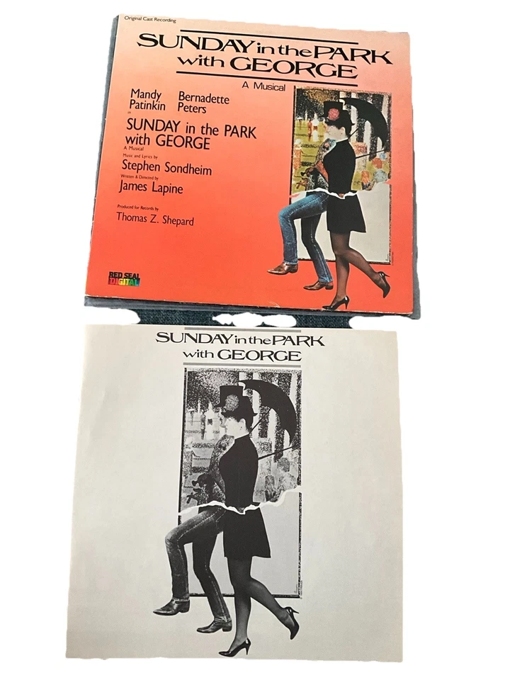 Sunday In The Park With George (Vinyl 1984 HBC1-5042) Stephen Sondheim W/Insert - Image 2 of 4