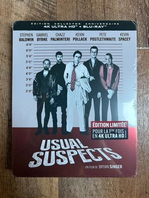 The Usual Suspects w. Steelbook (4K UHD + Blu-ray, EU Import, Region Free) *NEW*