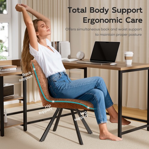 Fabric Swivel Dining Chairs for Kitchen Table Living Room Accent Leisure Chair 3 - Picture 4 of 36