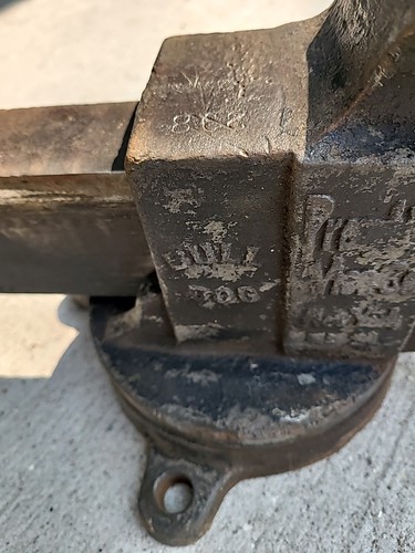 Vintage Prentiss Vise Co. Bulldog #91 Bench Vise 51-91 ~3.5in Jaw - Picture 16 of 19