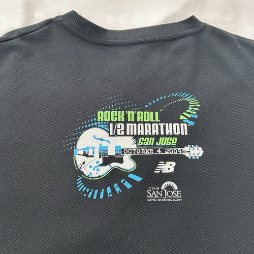 Sugoi Mens Rock N Roll 1/2 Marathon San Jose 2009 Sz L Running T-Shirt Black - Picture 13 of 17