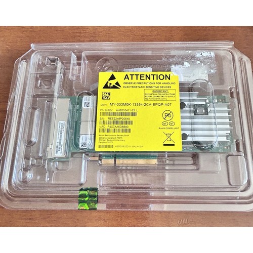 OEM Dell Qlogic QL41164HFRJ Quad Port 10GbE RJ-45 10G Base-T Netzwerkkarte 33M0K - Bild 1 von 10