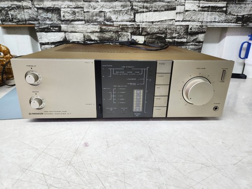 Vintage Pioneer A-7 Rare Stereo Non-Switching Amplifier Gold | TESTED