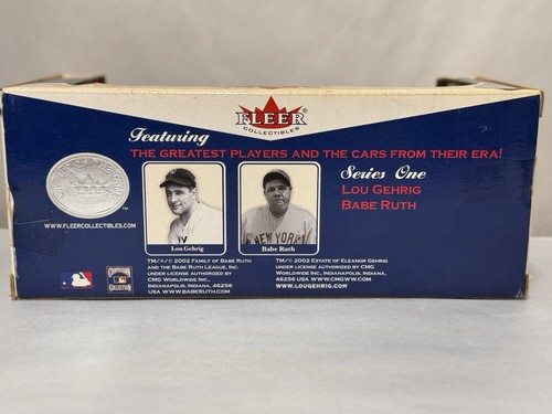 2x 1939 CHEVY COUPE BABE RUTH & LOU GEHRIG NEW YORK YANKEES DIECAST 1:24 - Picture 12 of 13