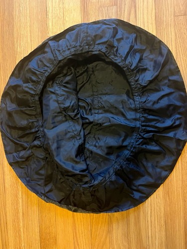 Vtg 80s Black Tiers Satin Skirt Crinoline Madonna Punk Goth Steampunk Coquette L - Picture 11 of 15