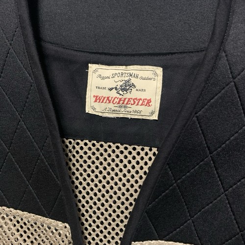 VTG Winchester Skeet Shooting Vest L Sportsman Outdoors Ammo Pockets Adjustable - Picture 2 of 10