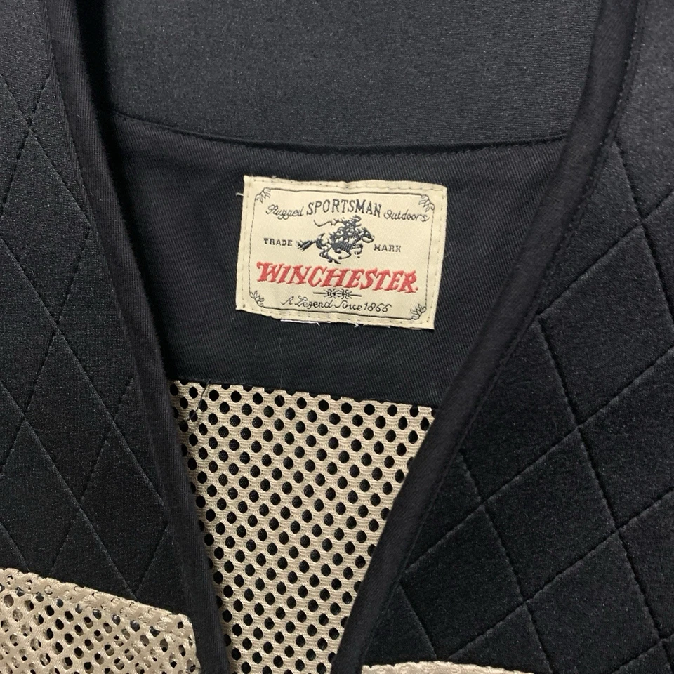 Chaleco de Tiro Winchester Skeet L Deportista Exterior Munición Bolsillos Ajustables De Colección Foto 2 de 4