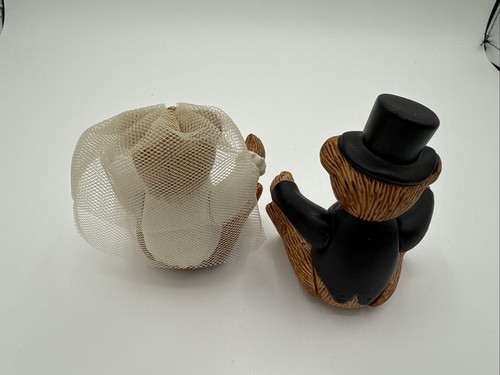 Russ Bertie And Company Teddy Town Jointed And Poseable USA Wedding Bears 1990s - Bild 7 von 7