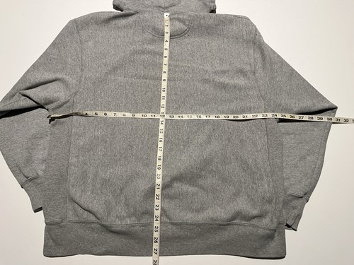 Vintage Champion Reverse Weave Iowa Hoodie Sweatshirt Size XL 90s Grey - Picture 8 of 8