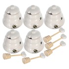  3 PCS Keramikdose Mit Deckel Gewürzgläser Honiggläser Dipper -Schüttung