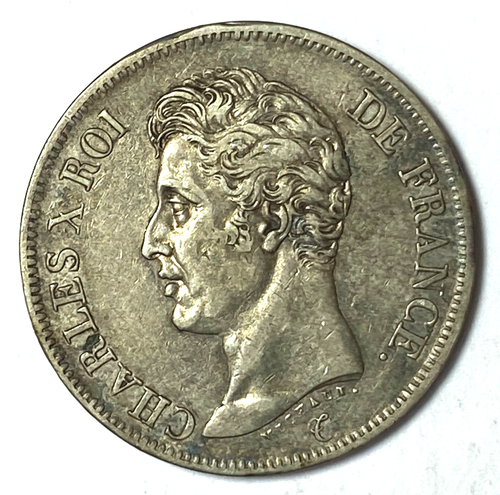 Moneda de plata de 5 francos de Francia 1826 H KM# 720,5 - Imagen 1 de 2