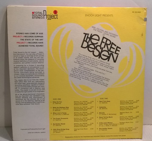 THE FREE DESIGN Kites Are Fun '67 Project 3 STEREO sunshine pop BEAUTY - Picture 3 of 3