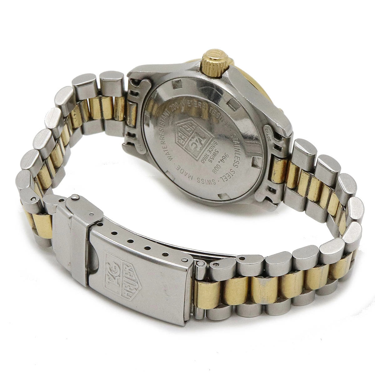 Used] TAG Heuer Professional 2000 Series Date Gold Dial SS