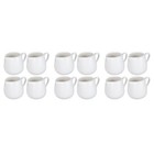  3 PCS Milk Container Small White Sauce Jug for Tea Little Jugs Coffee Jar