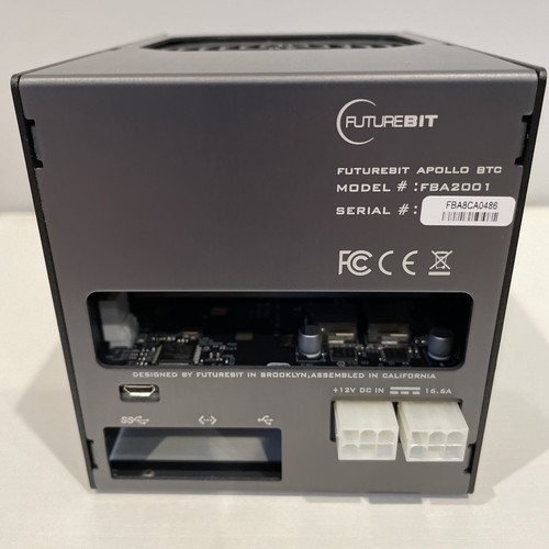 FutureBit Apollo BTC | 3TH/s SHA-256 Bitcoin Crypto Miner | STANDARD UNIT ONLY - Picture 8 of 14