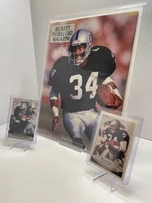 Bo Jackson Raiders Beckett Magazine + 2 Card Fan Gift Display Bundle