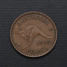 1942 Australia 1 Penny Coin