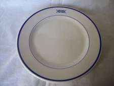 Vintage Syracuse O.P.CO. US Navy Junior Officers Square Knot Mess Dinner Plate
