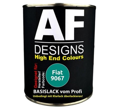 1L Autolack für Fiat 9067 Verde Metallic  Autolack Spritzfertig