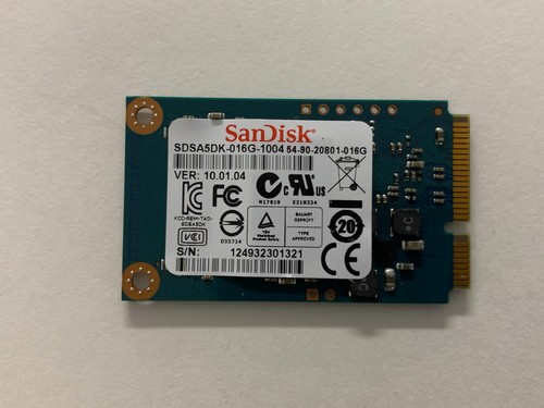 SanDisk U100 16GB MLC SATA 6Gbps mSATA SSD Drive SDSA5DK-016G-1004 #321 - Picture 1 of 5