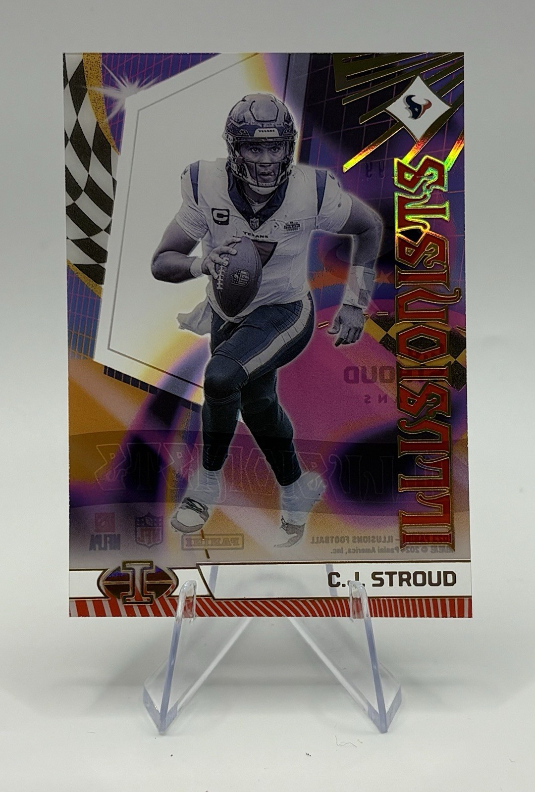 2023 Illusions CJ Stroud Illusionists Red /199 Houston Texans RC Rookie - N