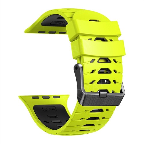 For Apple Watch Silicone Band Strap Series SE 2 3 4 5 6 7 8 9 10 Ultra 2 44-49mm - Picture 17 of 47