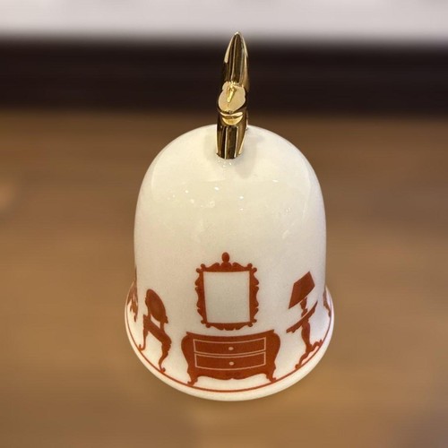 Campana de cena Richard Ginori Navidad edición limitada porcelana decoración navideña - Imagen 9 de 14