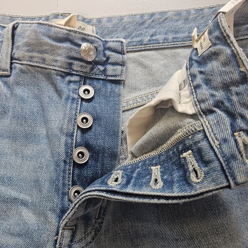 Neu mit Etikett Madewell 26 Jeans mit Darted Barrel Leg Knopf helle Waschung Denim lässig lässig - Bild 3 von 8