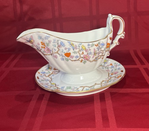 VINTAGE SPODE R5321 SAUCIERE MIT ANGESETZTER UNTERTASSE - Bild 3 von 16