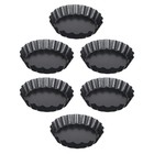 6 Stück runde Chrysanthemen-Kuchenform Antihaft-Backform-Pizzaform mit