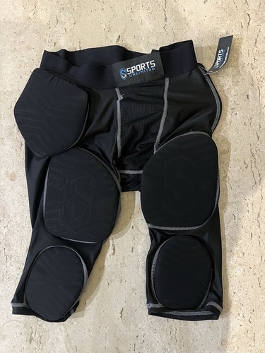 Sports Unlimited Erwachsene 7 Pad integrierter Fußballgürtel - Flex Oberschenkelpolster Herren L - Bild 2 von 7