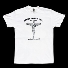 JESUS LOVES YOU BUT I DONT ZOMBIE OTIS 3 FROM HELL GRAPHIC T-SHIRT HORROR