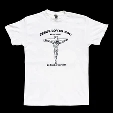 JESUS LOVES YOU BUT I DONT ZOMBIE OTIS 3 FROM HELL GRAPHIC T-SHIRT HORROR
