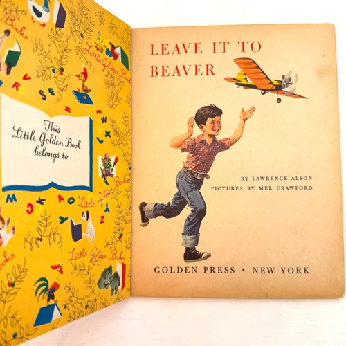 Leave It to Beaver Little Golden Book #347 Vintage TV Tie-In 25¢ 1959 - Imagen 2 de 7