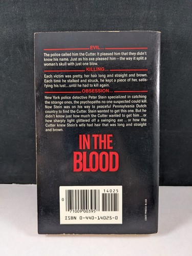 In the Blood by Robert L. Duncan Vintage Dell Horror Paperback 1984 First Print - Picture 2 of 7