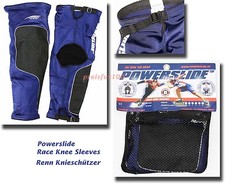 Powerslide Race Renn Schutzausrüstung Kevlar Knie XL neu blau