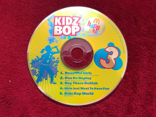 Mcdonald S Happy Meal Kidz Bop 3 Cd 09 Ebay